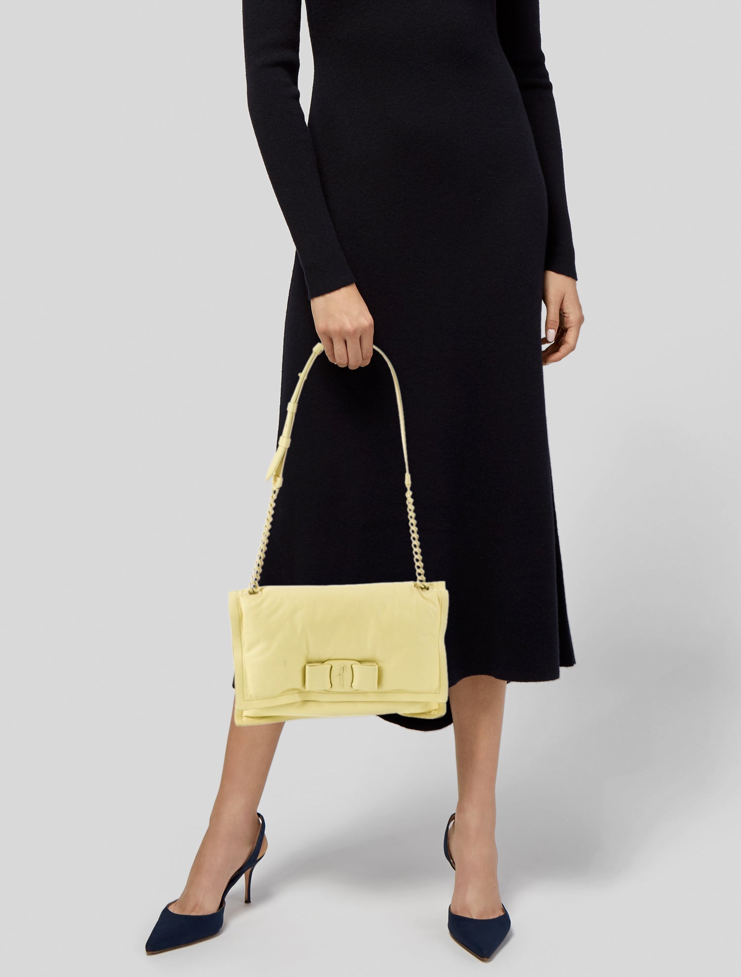 Ferragamo Leather Shoulder Bag